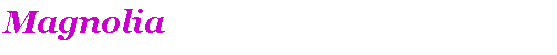Casella di testo: Magnolia